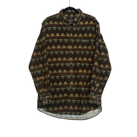 Woolrich Vintage Aztec Southwest Blanket Style Shirt size Large - Picture 6 of 11
